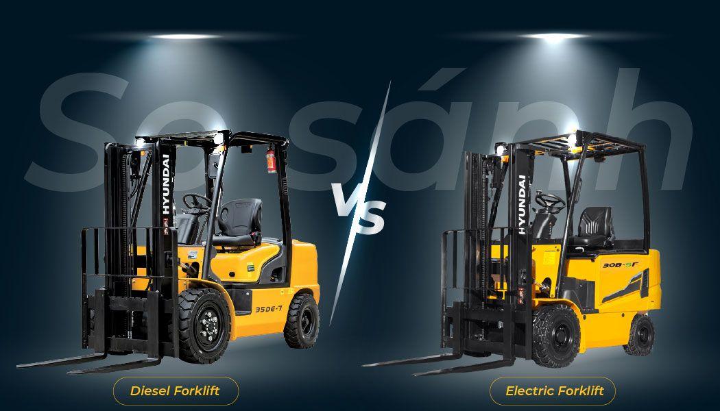 Lựa chọn xe nâng dầu 3 tấn hay xe nâng điện 3 tấn cho dự án của bạn?