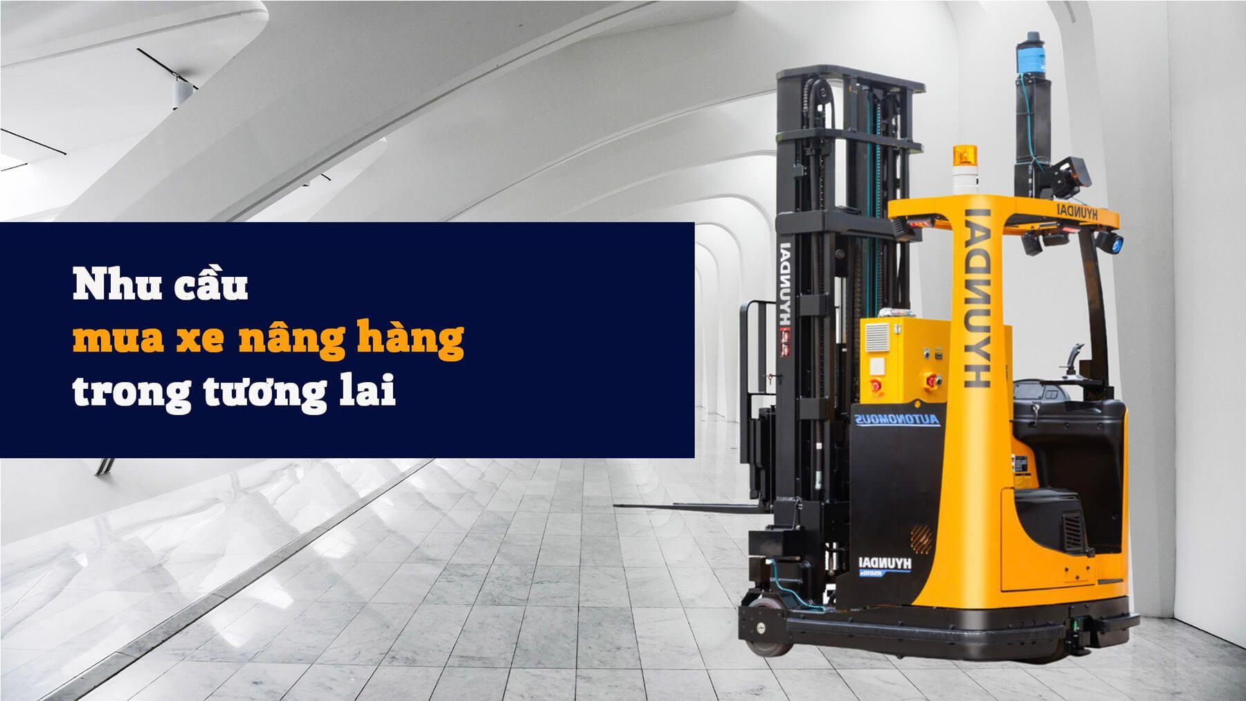 Nhu cầu mua xe nâng hàng tương lai: Thời kỳ ngôi vương của Pin Lithium